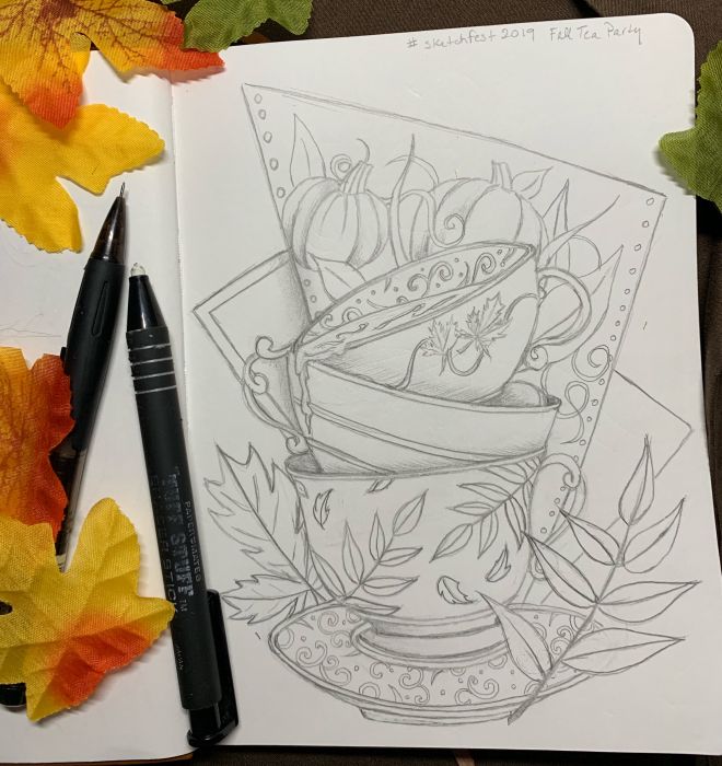 Falling tea by Sheryl Abid